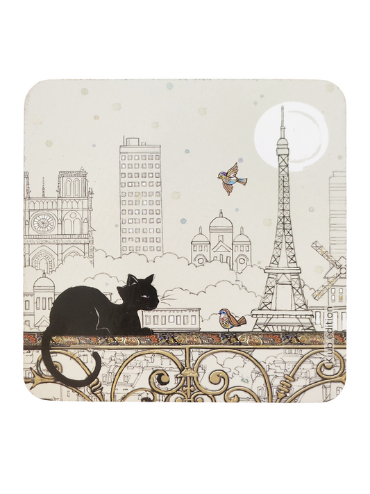 Black Cat Coaster