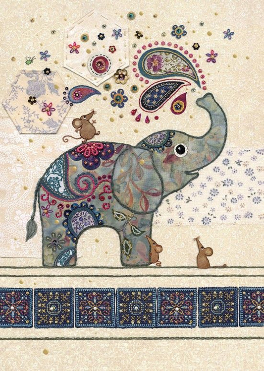 Bug Art Elephant Splash Card