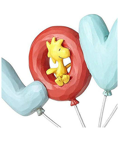 Snoopy with Love Balloon Figurine
