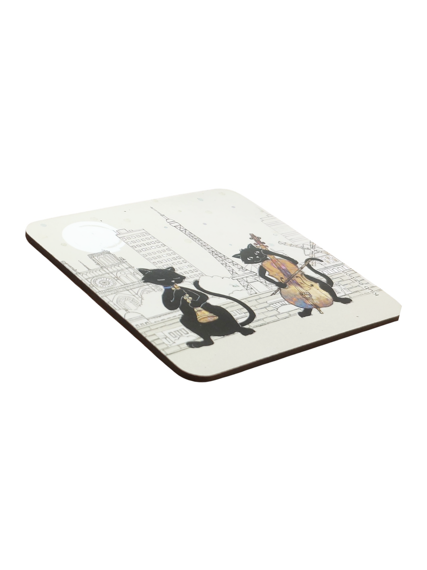 Black Cat Coaster