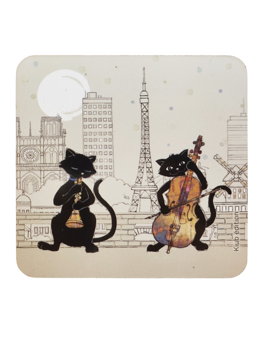 Black Cat Coaster