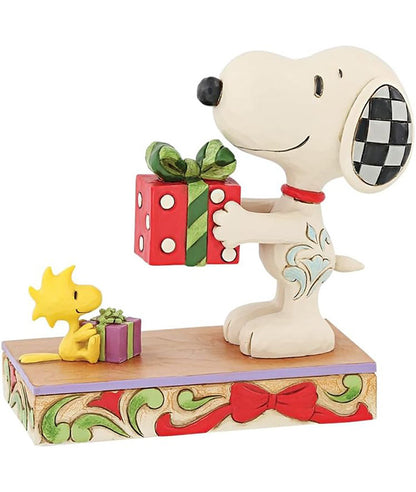 Snoopy and Woodstock with Gift Figurine