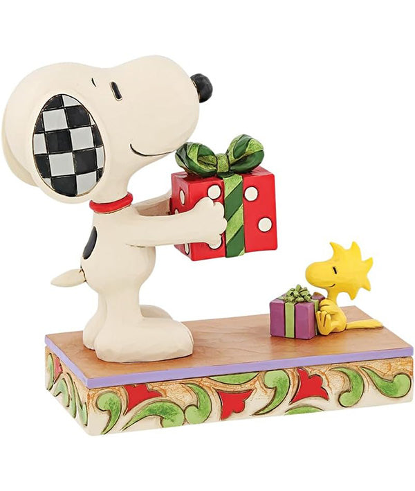 Snoopy and Woodstock with Gift Figurine