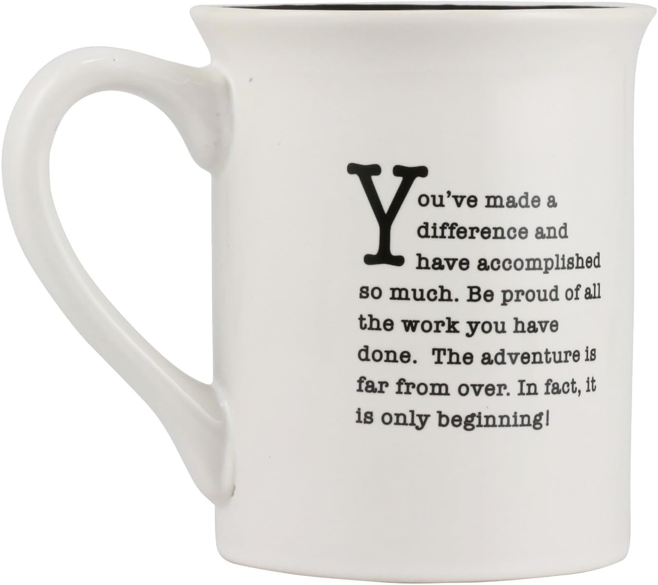 Happy Retirement Typewriter Metallic Mug