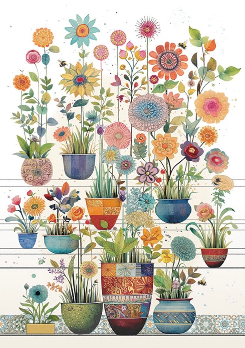 Bug Art Pots Display