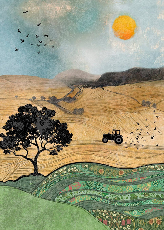 Bug Art Tractor Field