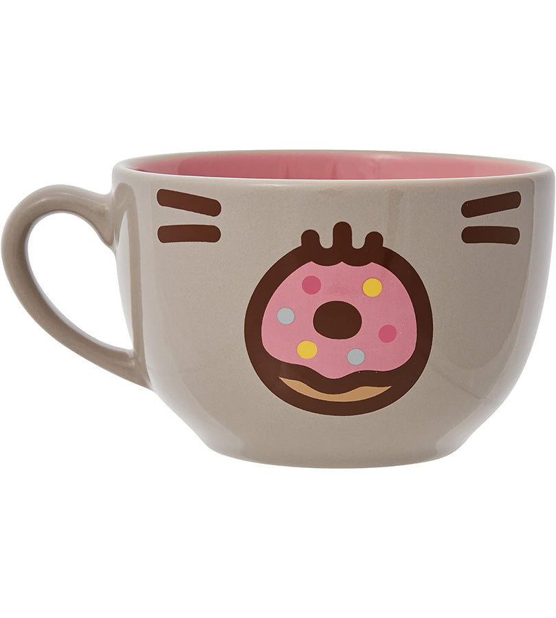 Pusheen Donut Face Latte Mug