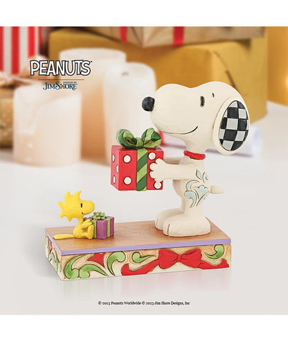 Snoopy and Woodstock with Gift Figurine