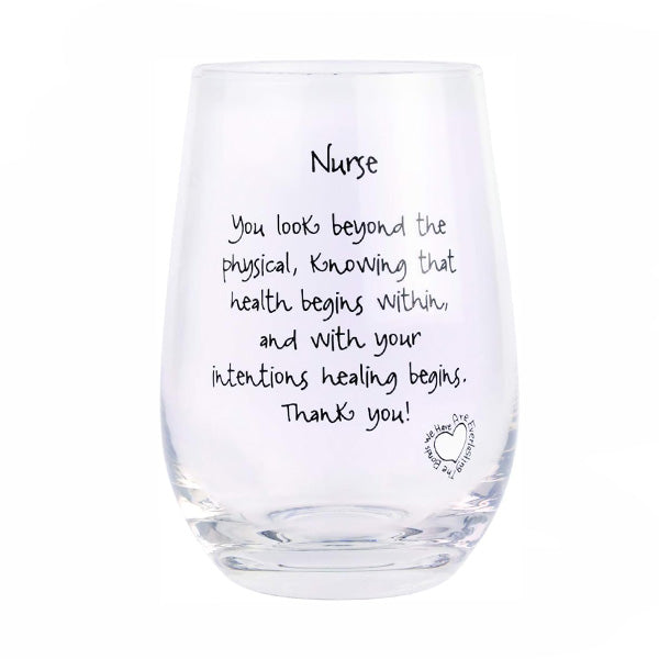 Nurse Wine Glass