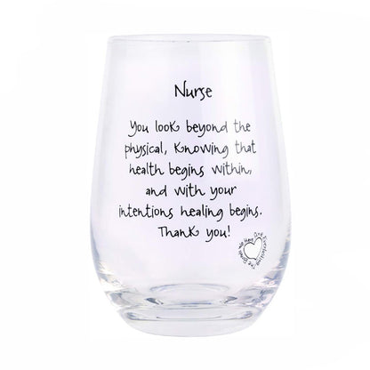 Nurse Wine Glass