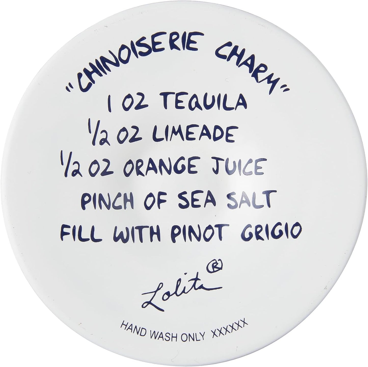 Chinoiserie Charm Wine Glass