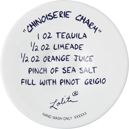 Chinoiserie Charm Wine Glass