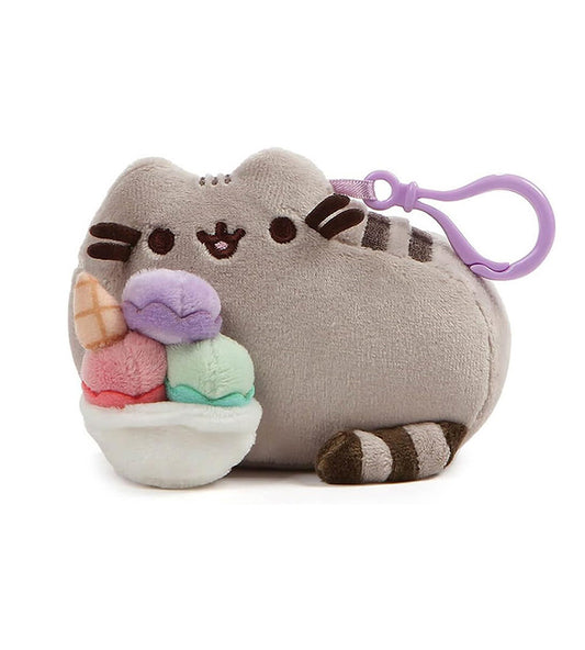 Pusheen Backpack Clip Ice Cream