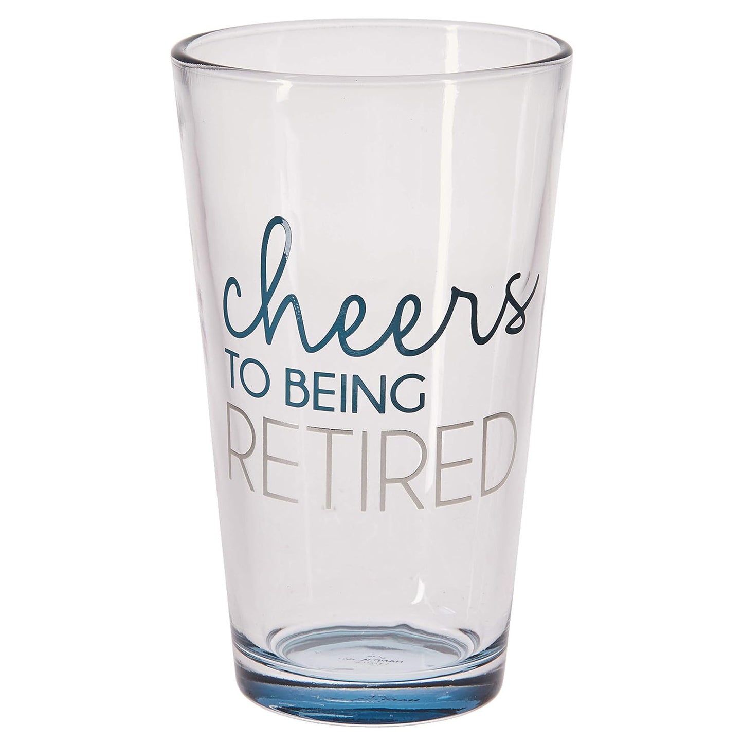 Cheers to Being Retired Pint Glass