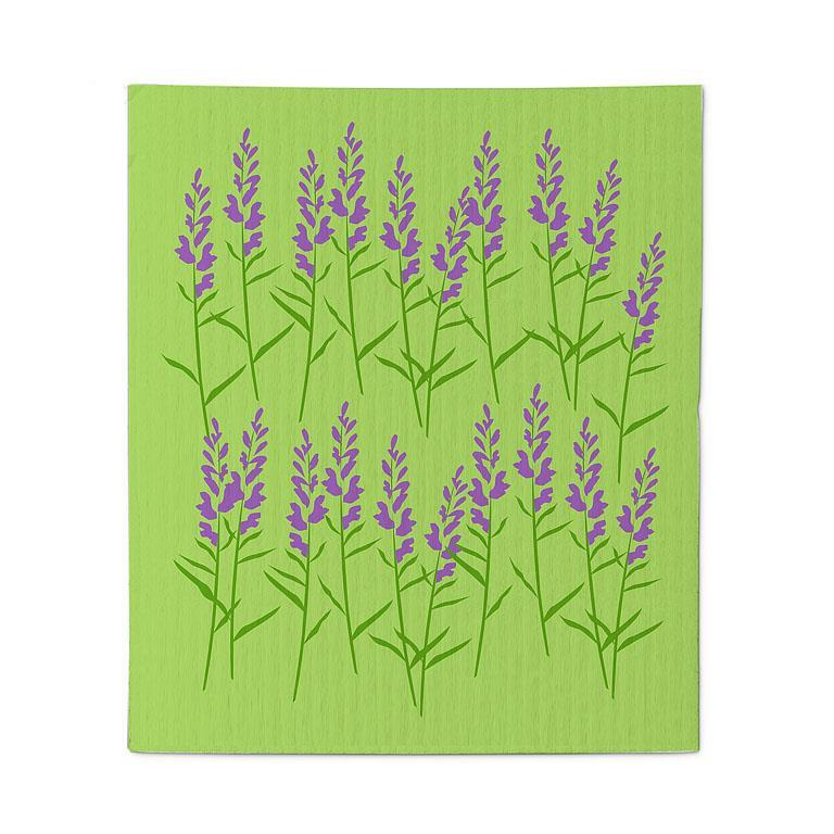 Lavender Branch Dishcloths. Set of 2