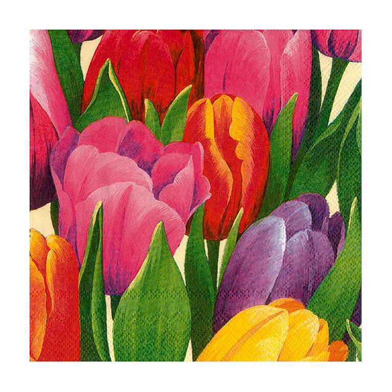 Cocktail Tulip Time Napkins