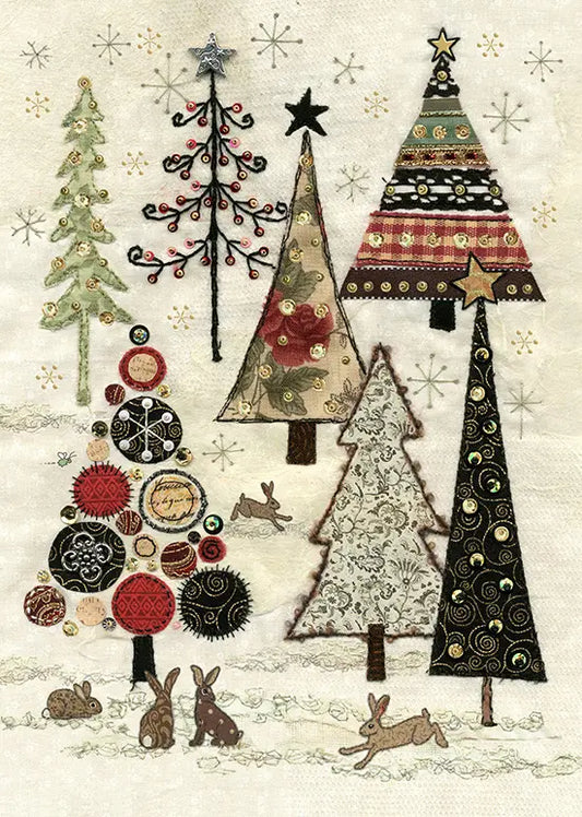 BA Rabbits in the Woods Card