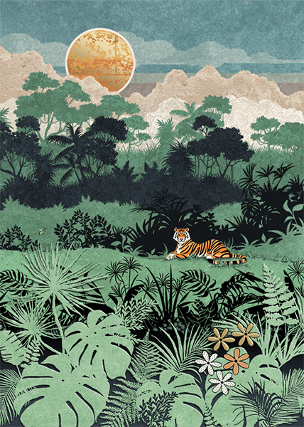 Bug Art Tiger Jungle