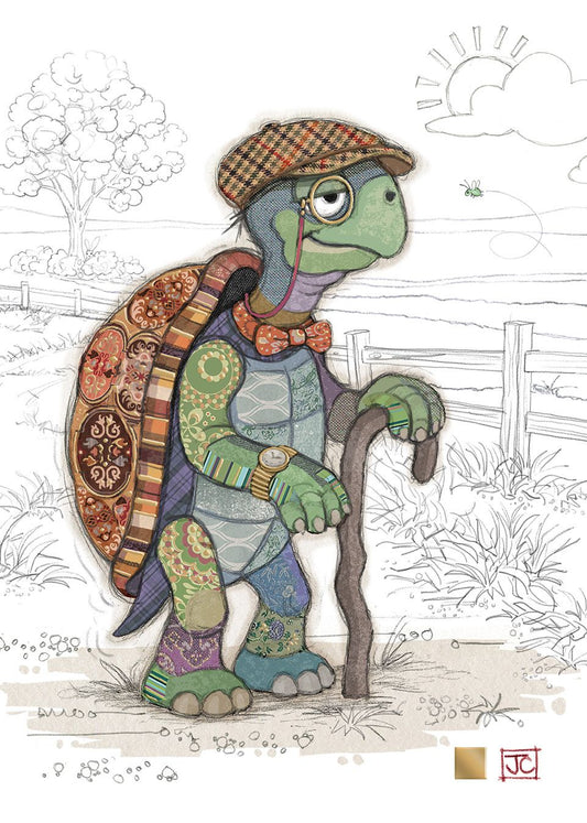 Bug Art Theodore Tortoise Card