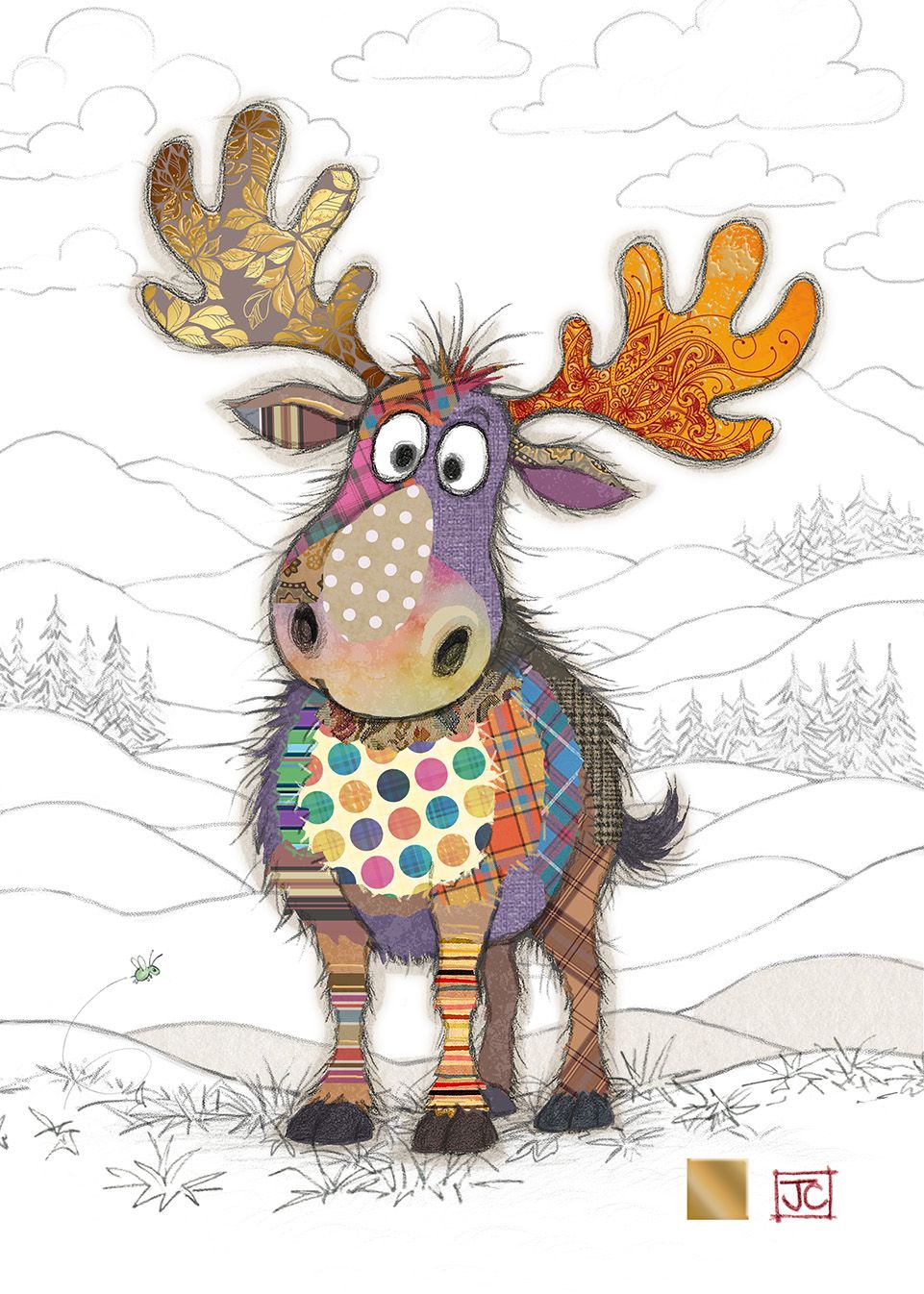 Bug Art Maxi Moose Card