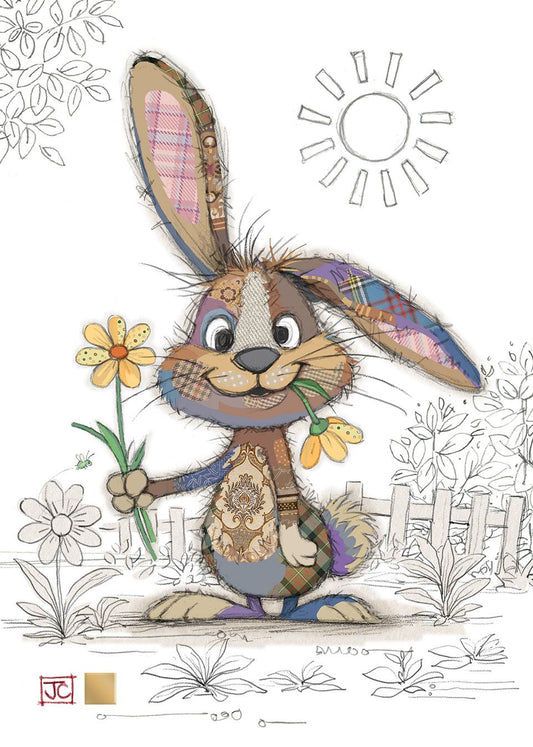 Bug Art Truffle Rabbit Card