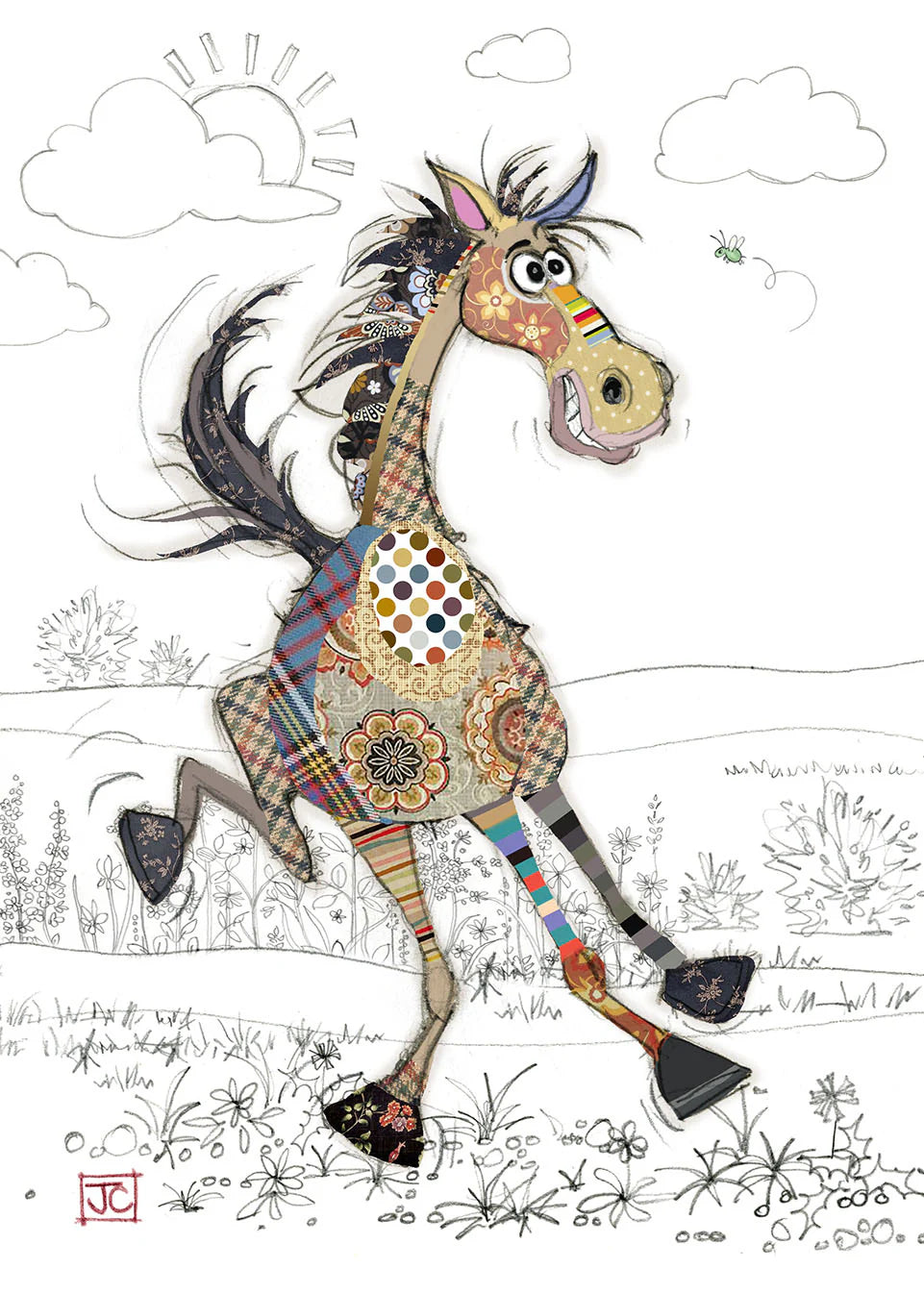 Bug Art Recycled Bag Herbie Horse