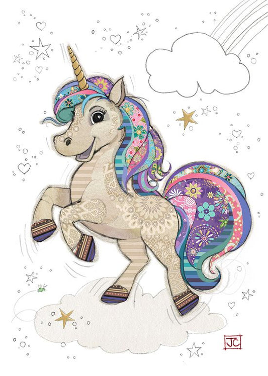 BA Una Unicorn Card