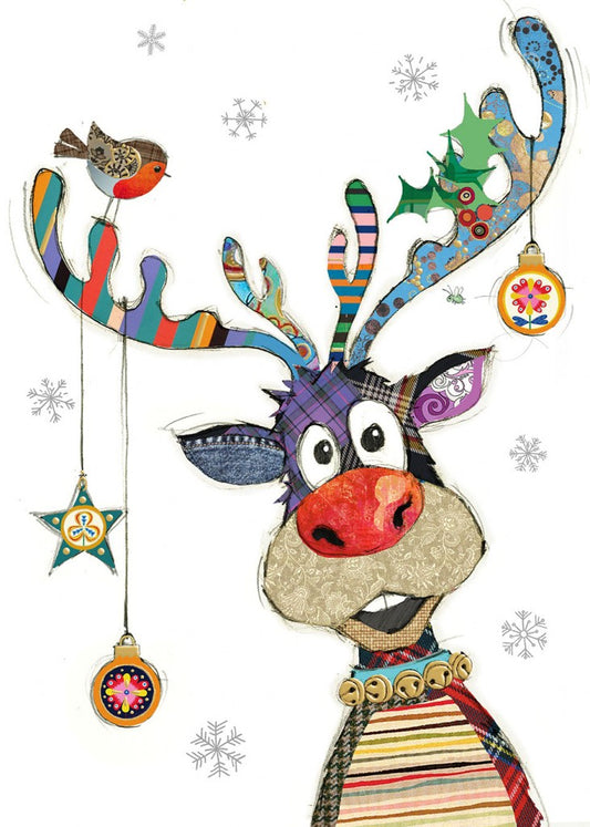 BA Rudolph Baubles Card