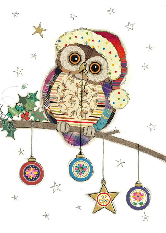 BA Owl Baubles Card