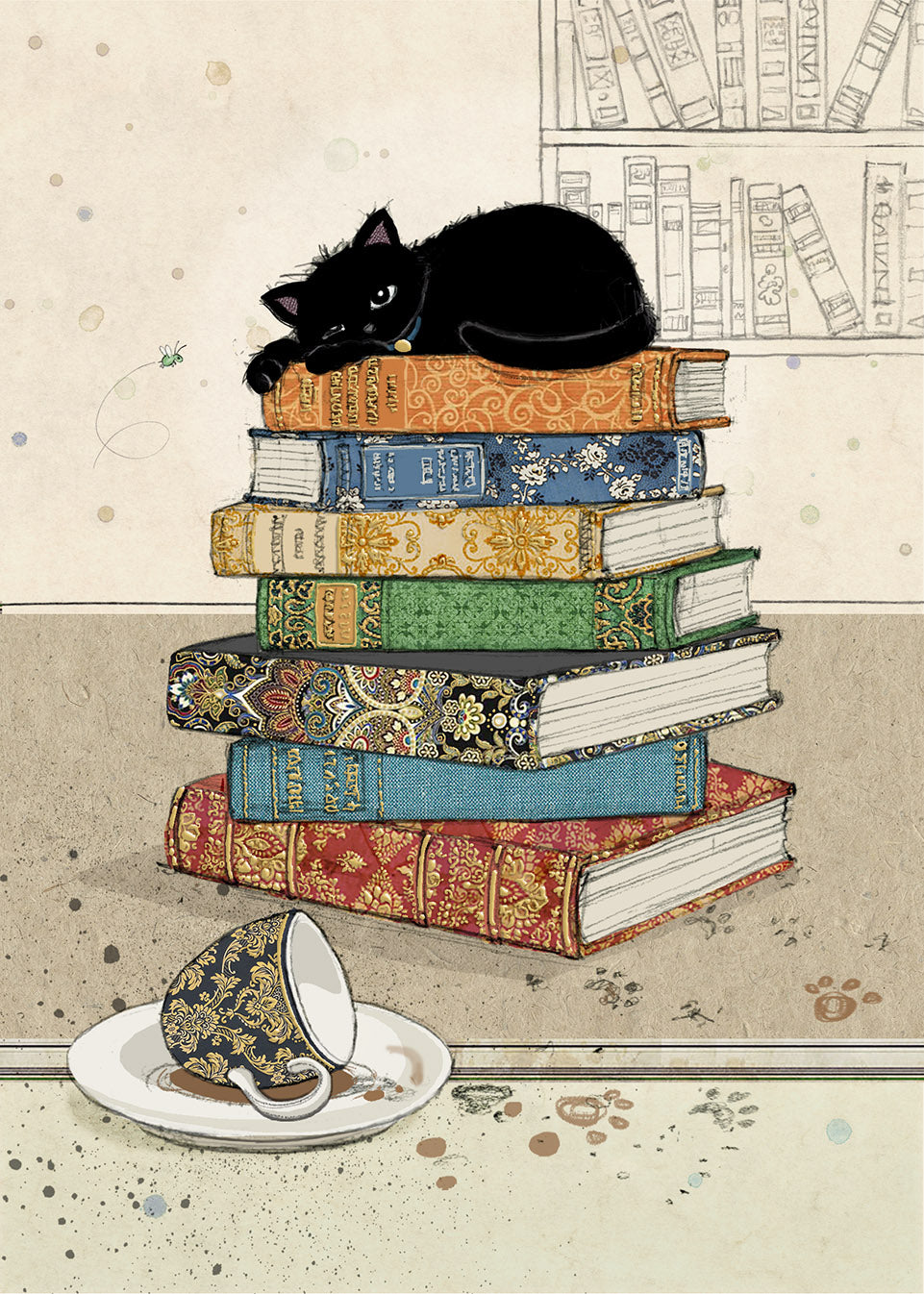 Bug Art Books Kitty Card