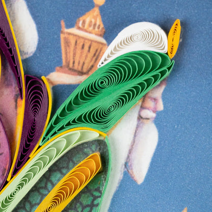 Quilled Three Wise Men Greeting Card