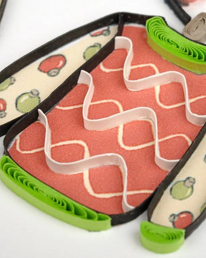 Quilled Christmas Sweaters Greeting Card