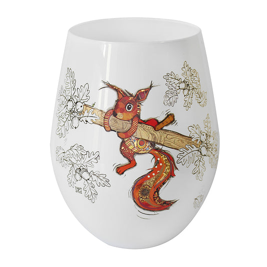 Squirrel Stemless Glass