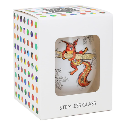 Squirrel Stemless Glass