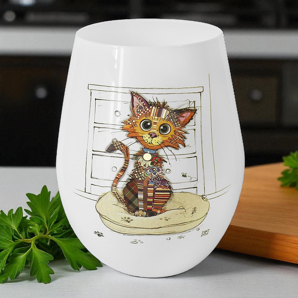 Kitten Stemless Glass