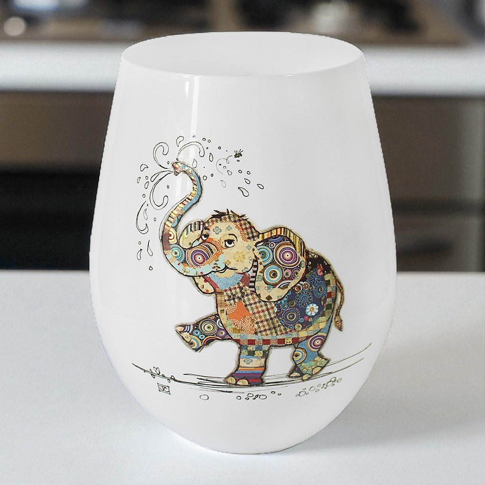 Elephant Stemless Glass