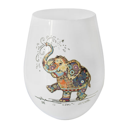 Elephant Stemless Glass