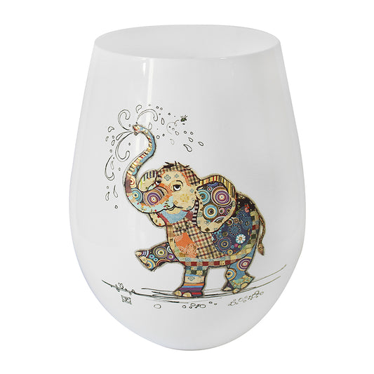 Elephant Stemless Glass