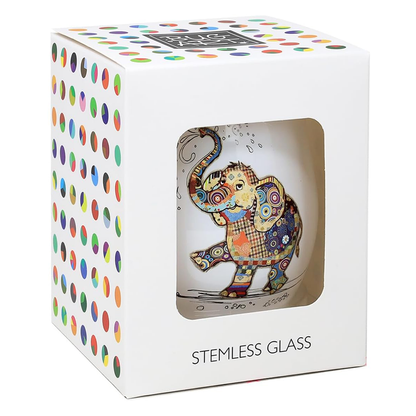 Elephant Stemless Glass