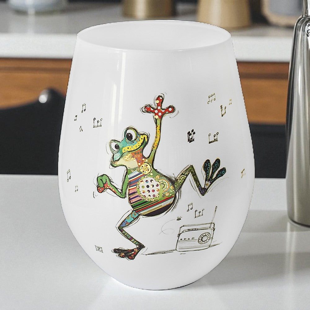 Frog Stemless Glass