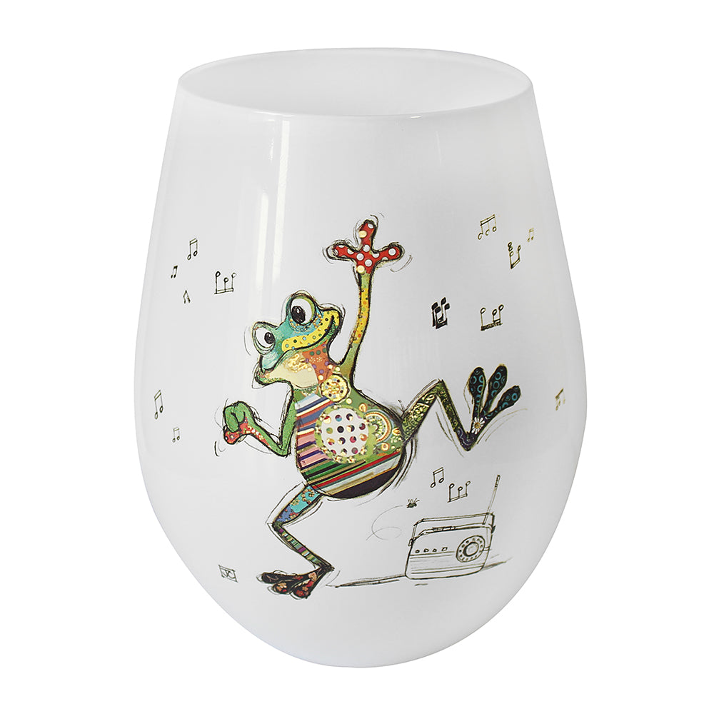 Frog Stemless Glass