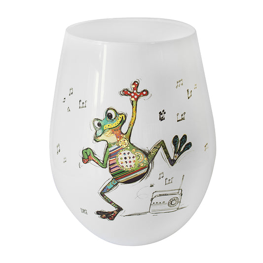 Frog Stemless Glass