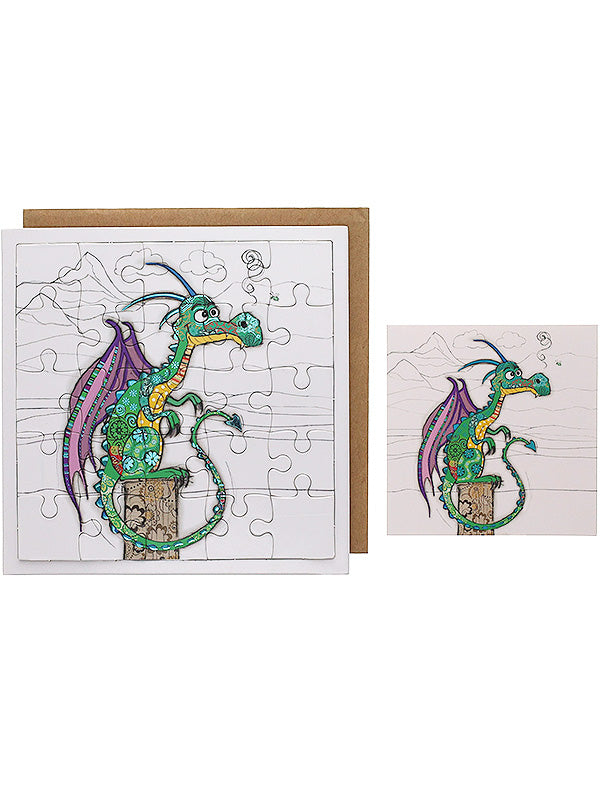 Dragon Puzzle Card