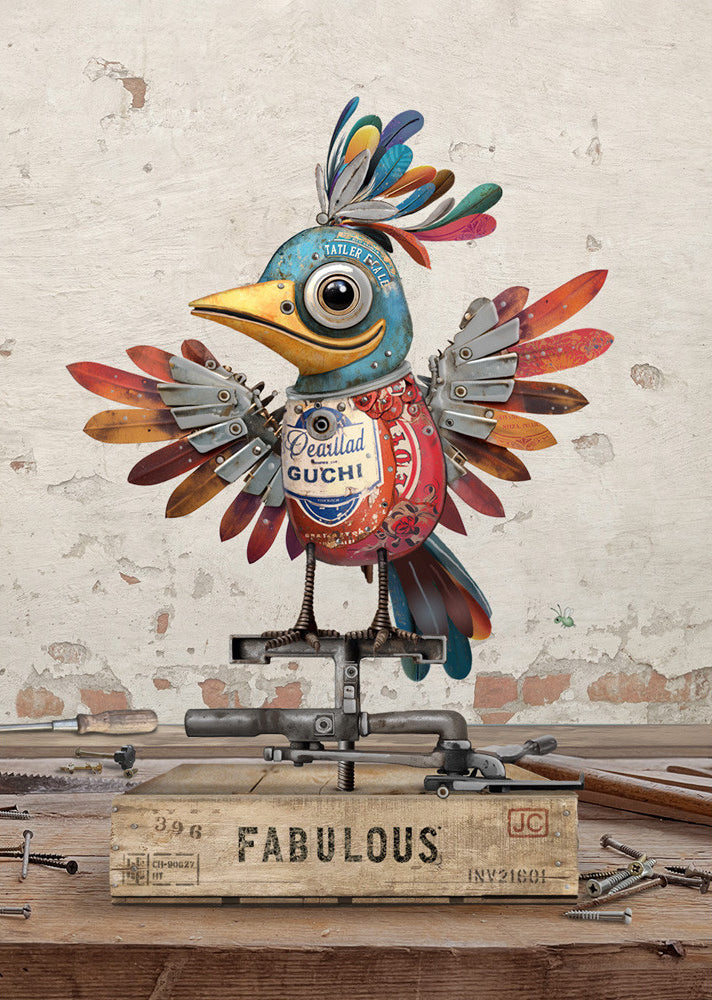 Bug Art Scrap Bird