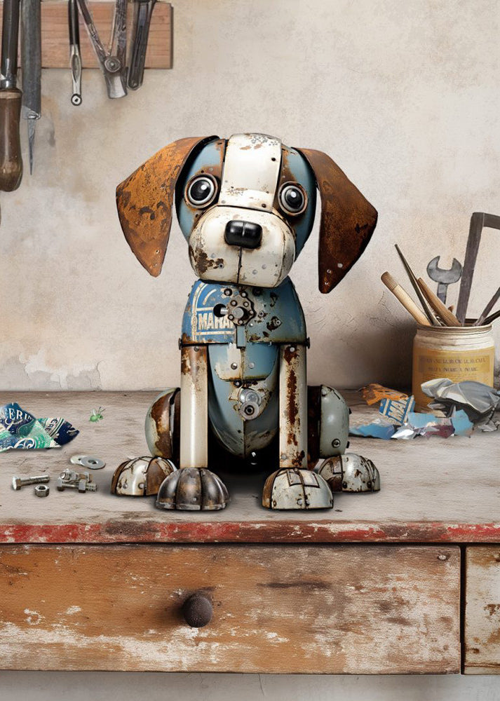 Bug Art Scrap Beagle