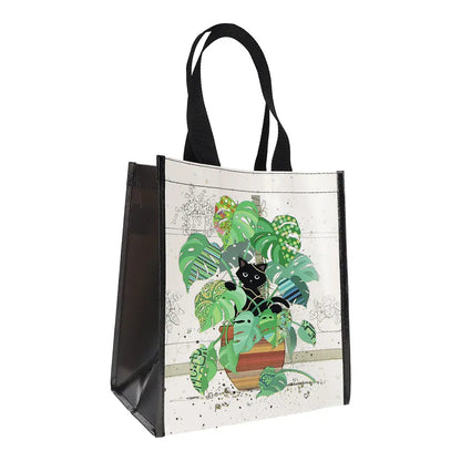 Bug Art Recycled Bag Monstera Kitty