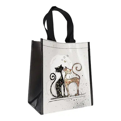 Bug Art Recycled Bag Two Lovecats
