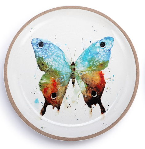 DC Appetizer Plate Butterfly