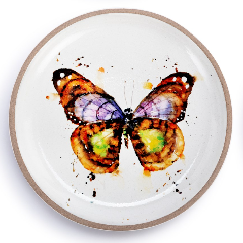 DC Snack Plate Butterfly