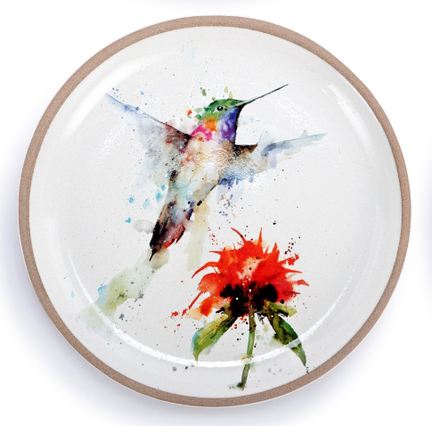 DC Snack Plate Hummingbird